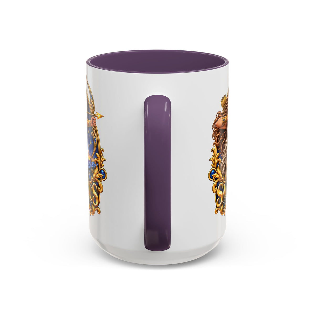 Sagittarius Accent Coffee Mug — Zodiac Archer Design (11/15oz)