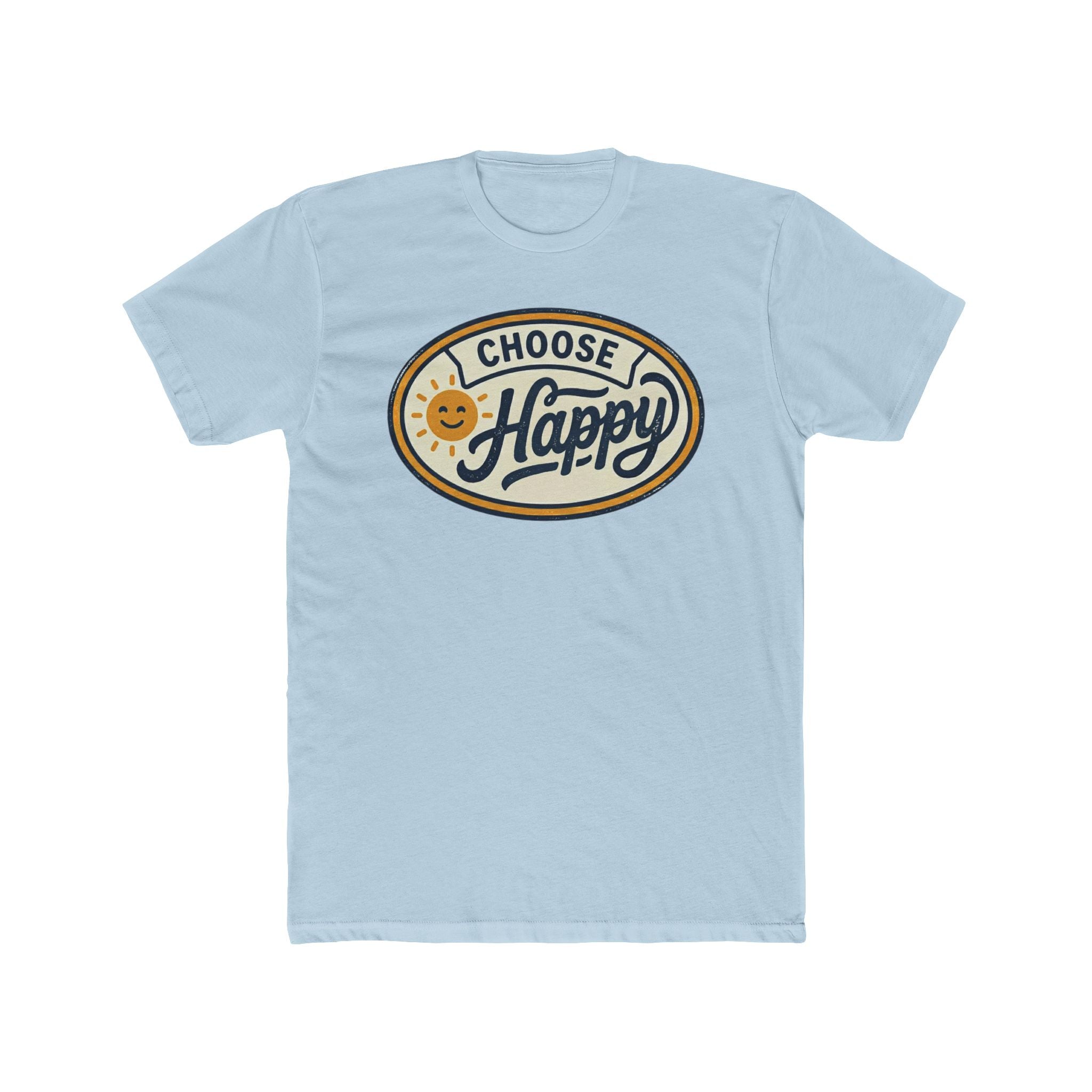 Choose Happy T-Shirt – Retro Smiley Graphic Tee