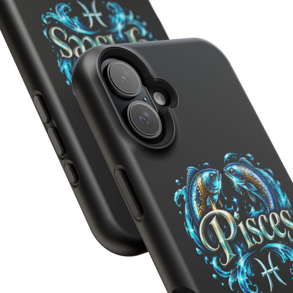 Pisces Magnetic Impact-Resistant Phone Case — Zodiac Fish Astrology Design