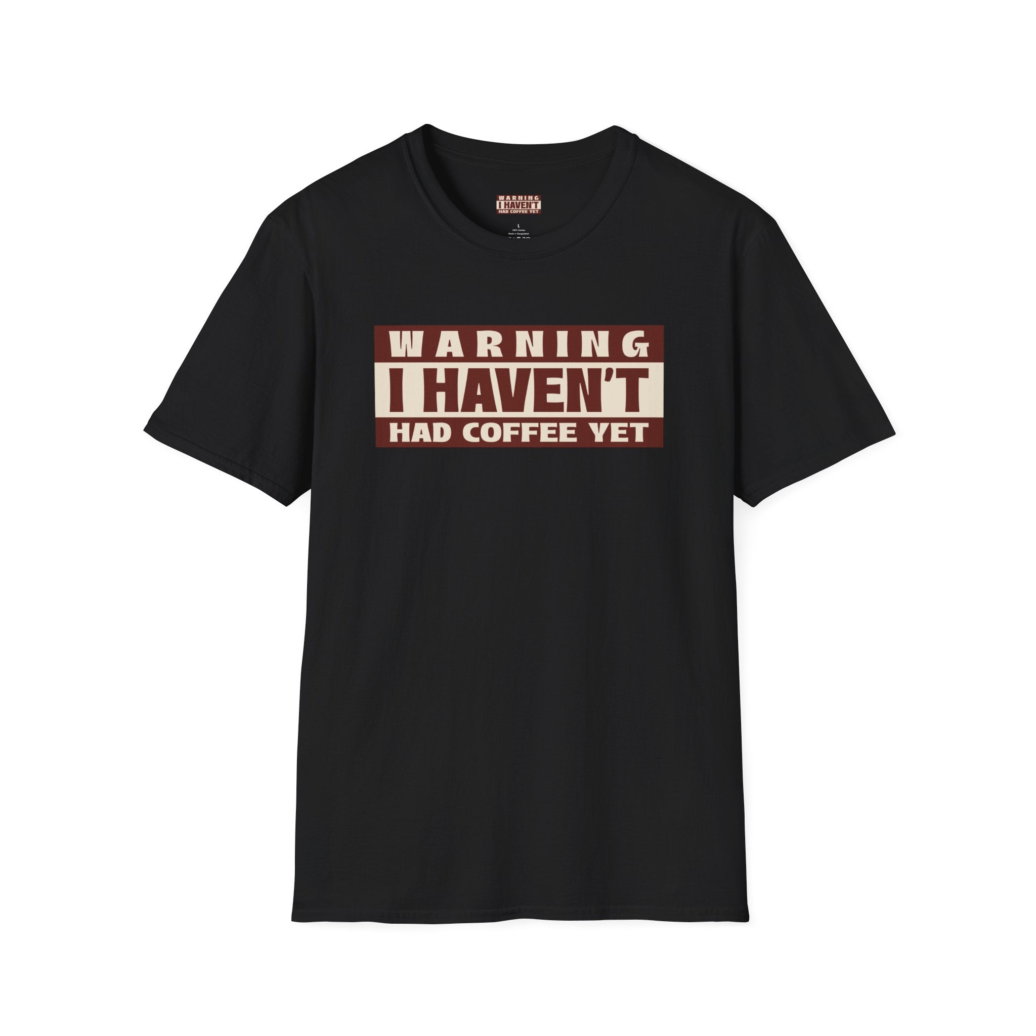 Funny Coffee Warning T-Shirt, Gift for Coffee Lovers, Casual Wear