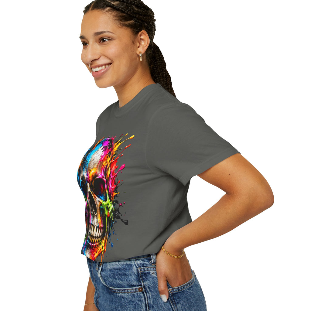 Color Splash Skull T-Shirt