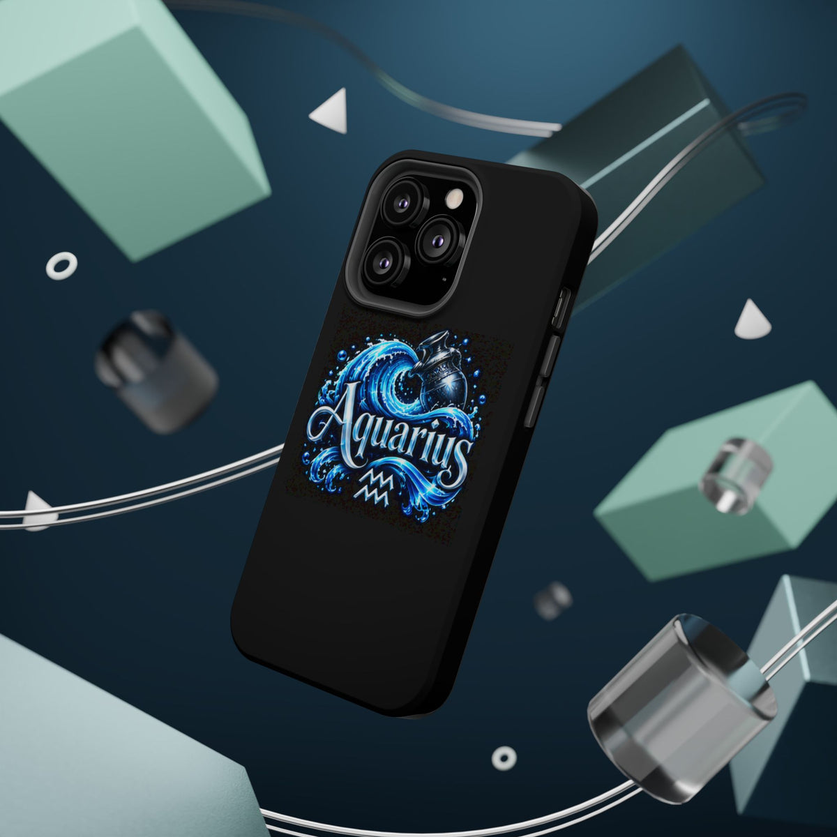 Aquarius Zodiac Magnetic Impact-Resistant Phone Case