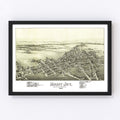 Vintage Map of Mount Joy, Pennsylvania 1894