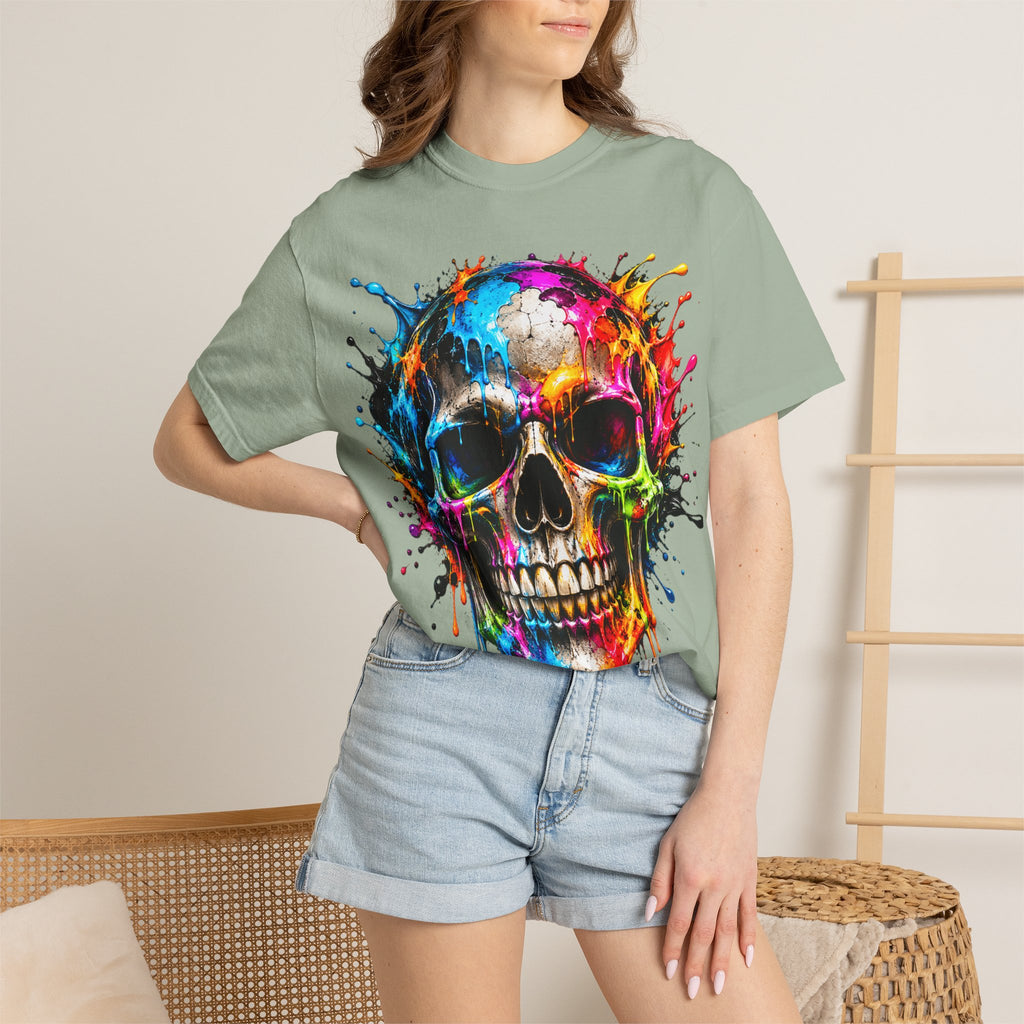 Color Splash Skull T-Shirt