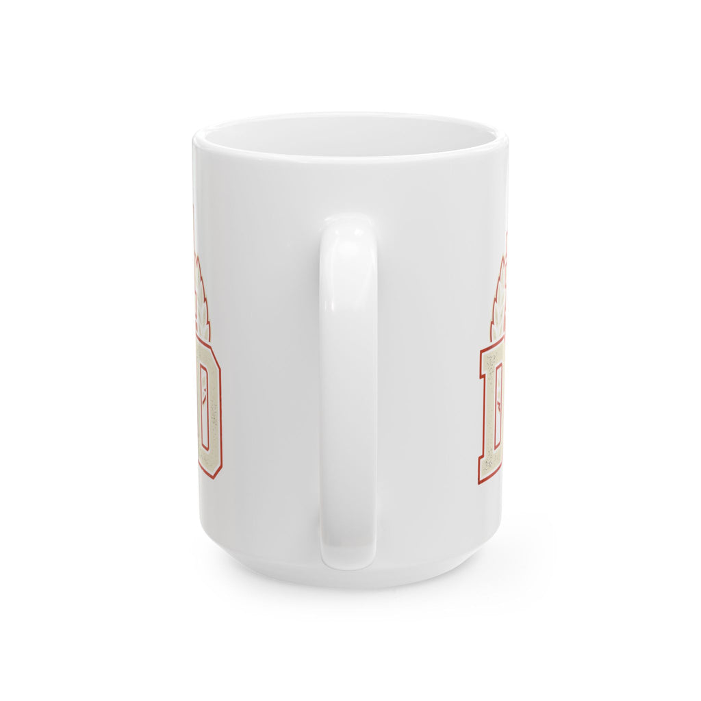#1 Dad Mug | Vintage Athletic DAD Ceramic Mug