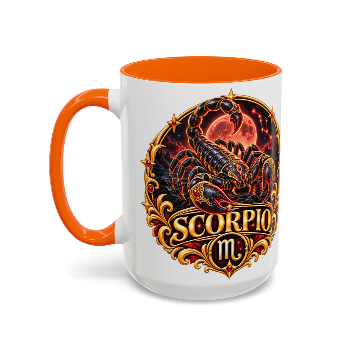 Scorpio Zodiac Coffee Mug — Bold Scorpion Astrology Design (11/15oz)