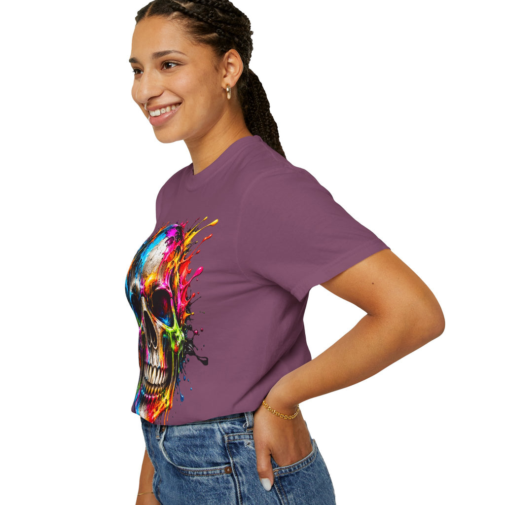 Color Splash Skull T-Shirt