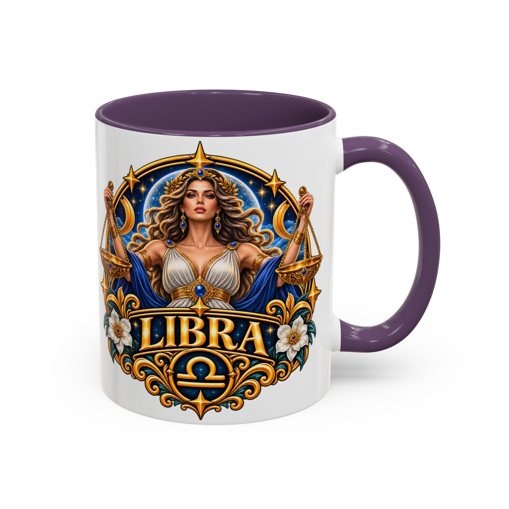 Libra Zodiac Coffee Mug – Elegant Horoscope Astrology Gift (11/15oz)