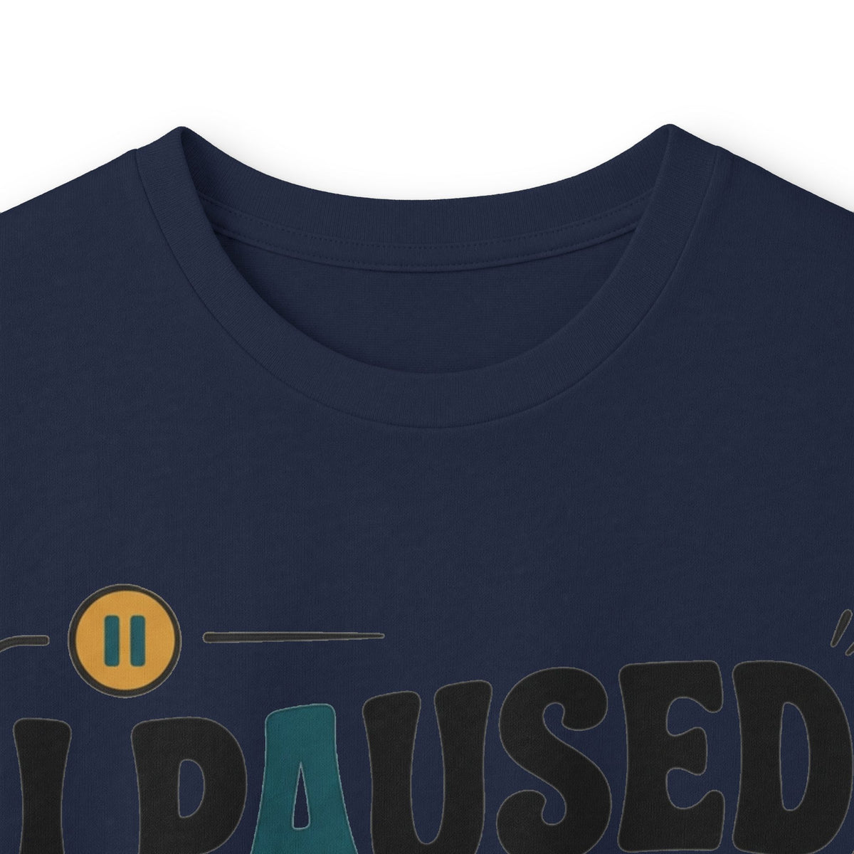 Long Sleeve Tee — "I Paused My Life For This" Retro Graphic