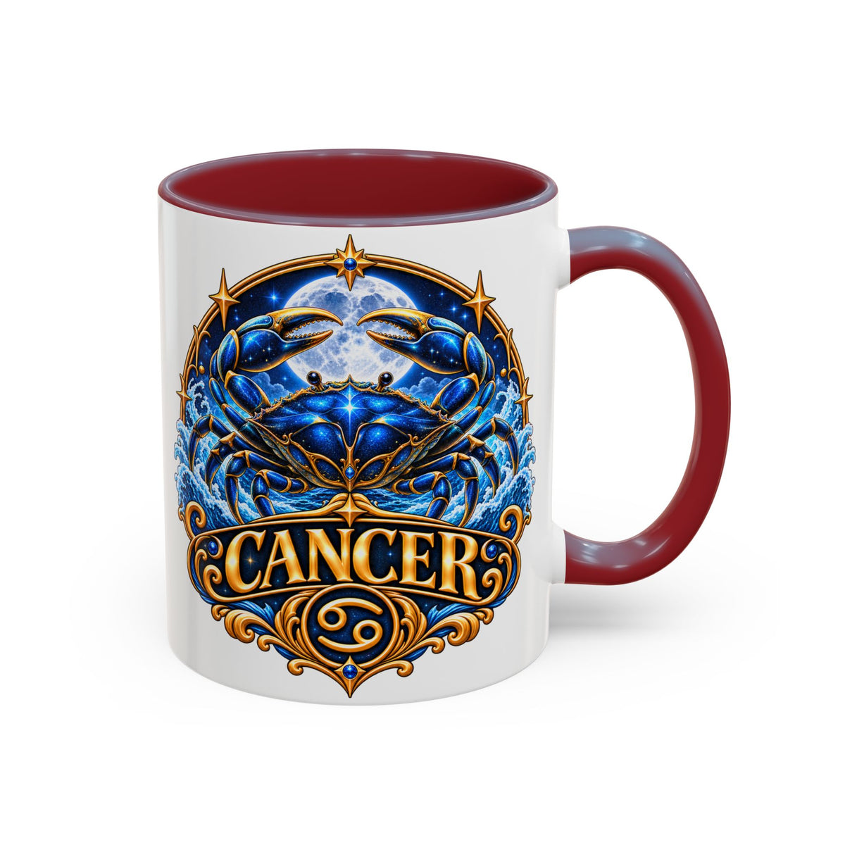 Cancer Zodiac Coffee Mug — Astrology Crab Horoscope Gift (11/15 oz)