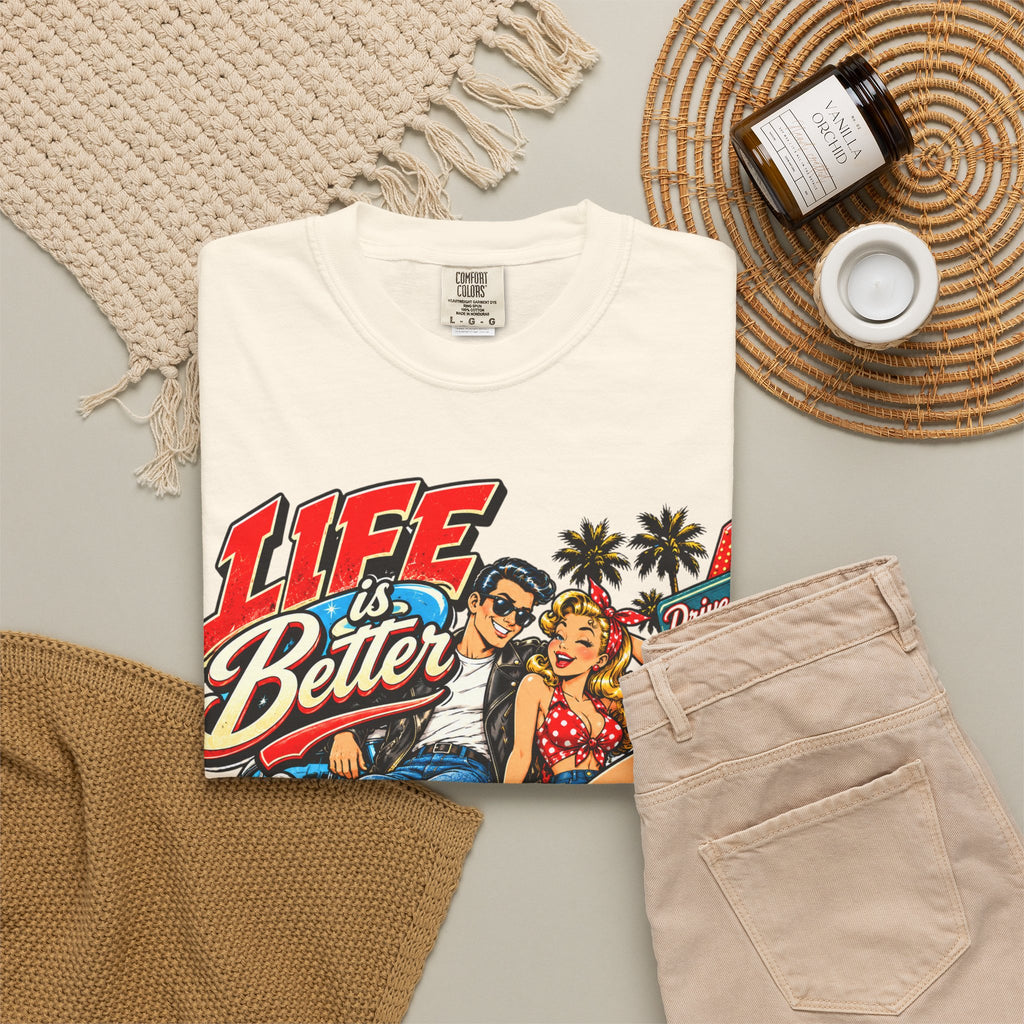 Life Is Better Drive-In Vintage T-Shirt