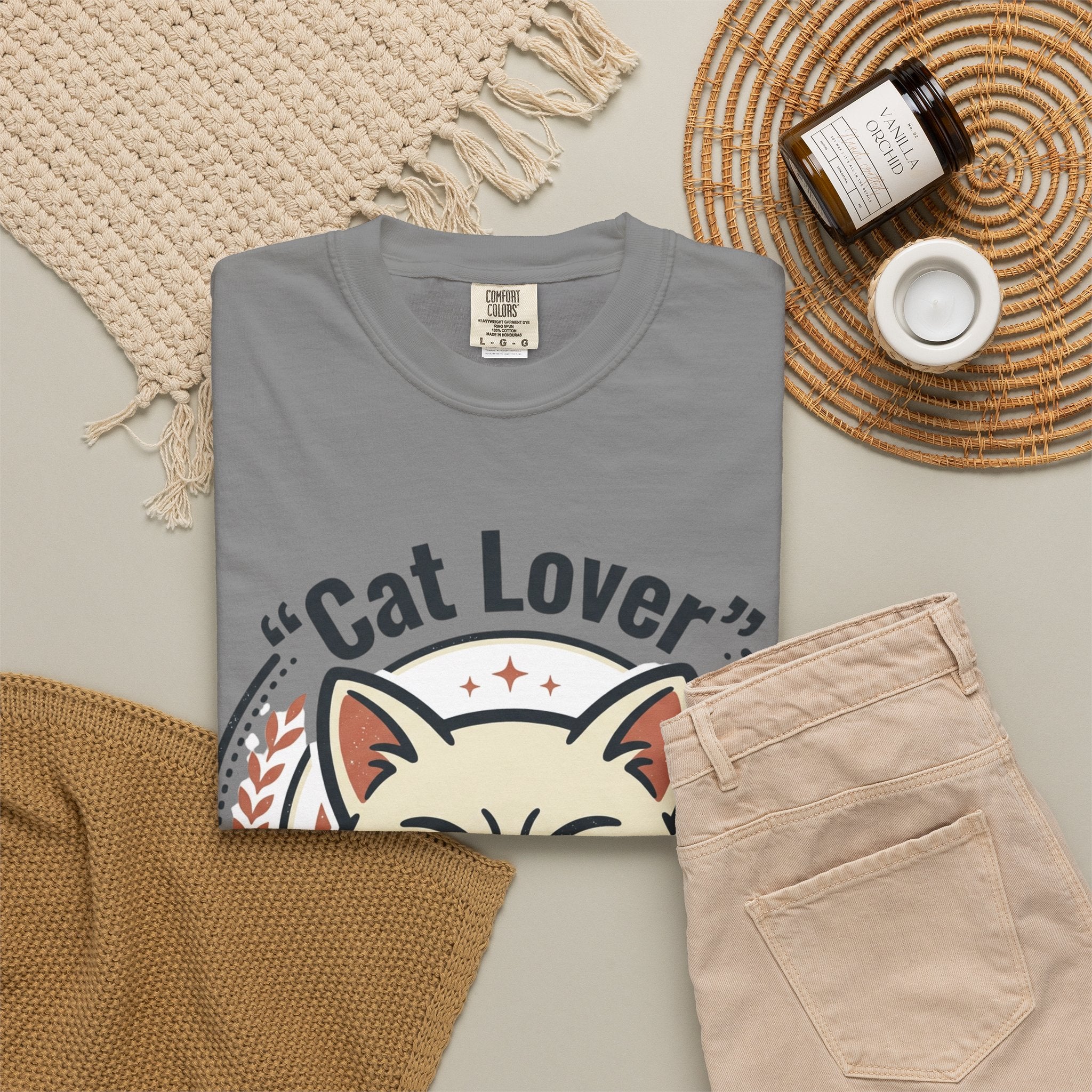 Cat Lover T-Shirt — "Proud & Purry" Retro Cat Graphic Tee
