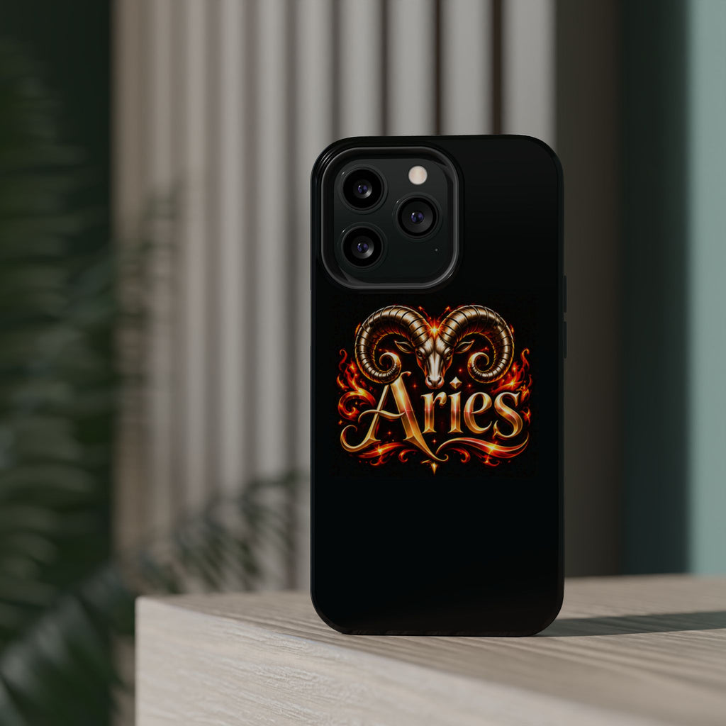 Aries Zodiac Magnetic Impact-Resistant Phone Case