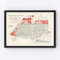 Vintage Map of Pacific Grove, California 1919