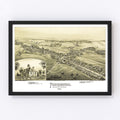 Vintage Map of Pennsburgh, Pennsylvania 1894
