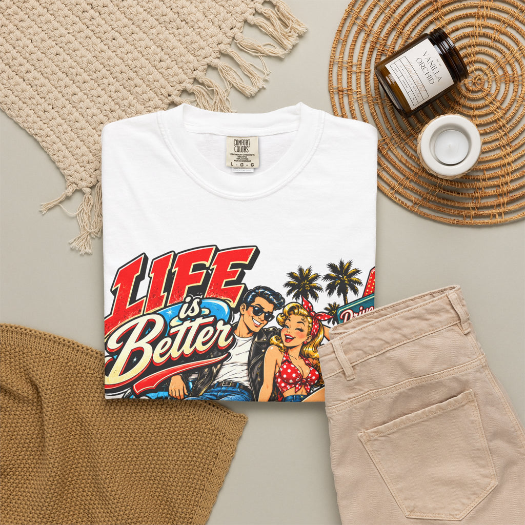 Life Is Better Drive-In Vintage T-Shirt