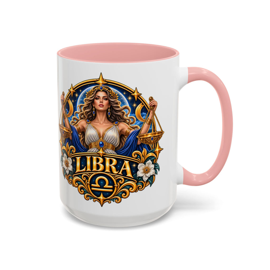 Libra Zodiac Coffee Mug – Elegant Horoscope Astrology Gift (11/15oz)