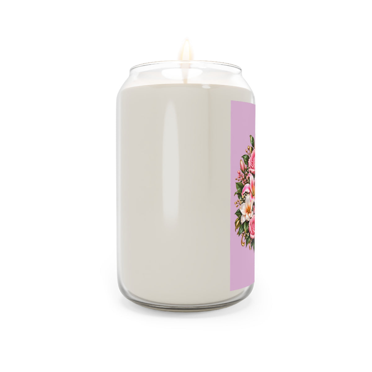 Relax, Unwind & Be at Peace Soy Candle — Floral Scented 13.75oz