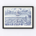 Vintage Map of Roslyn, Washington 1889