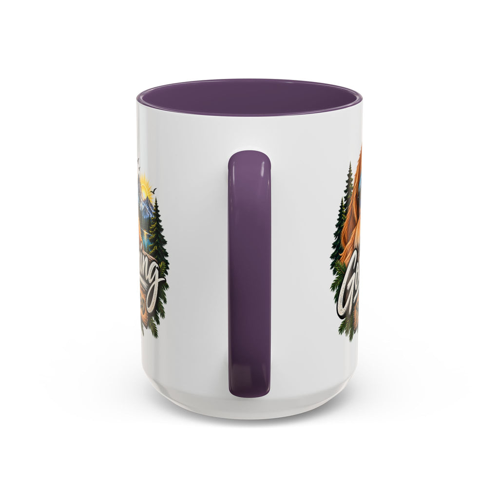 Good Morning Dog Coffee Mug — 'Good Morning, Better Days Ahead' Accent Mug