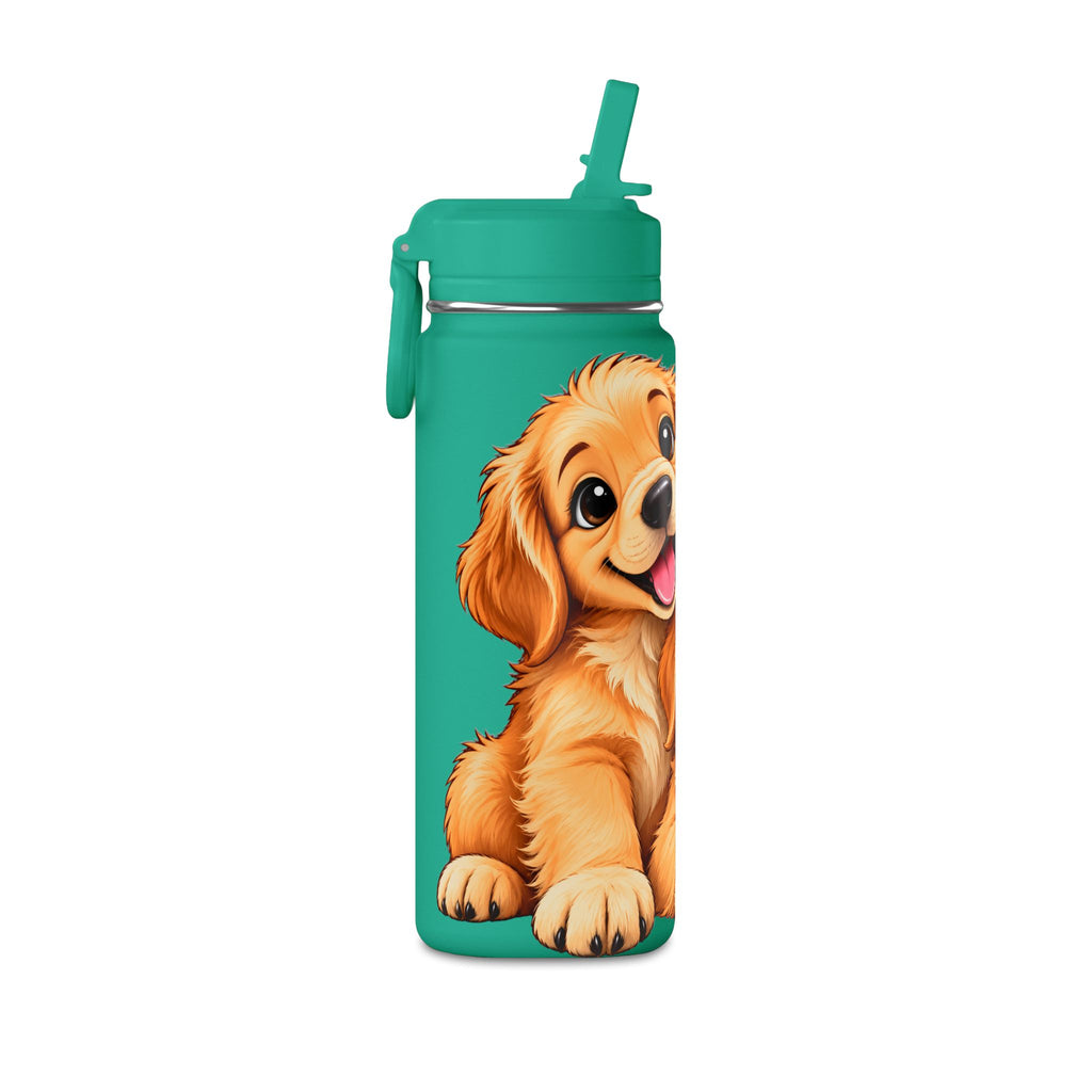 Golden Retriever Puppies Mini Water Bottle