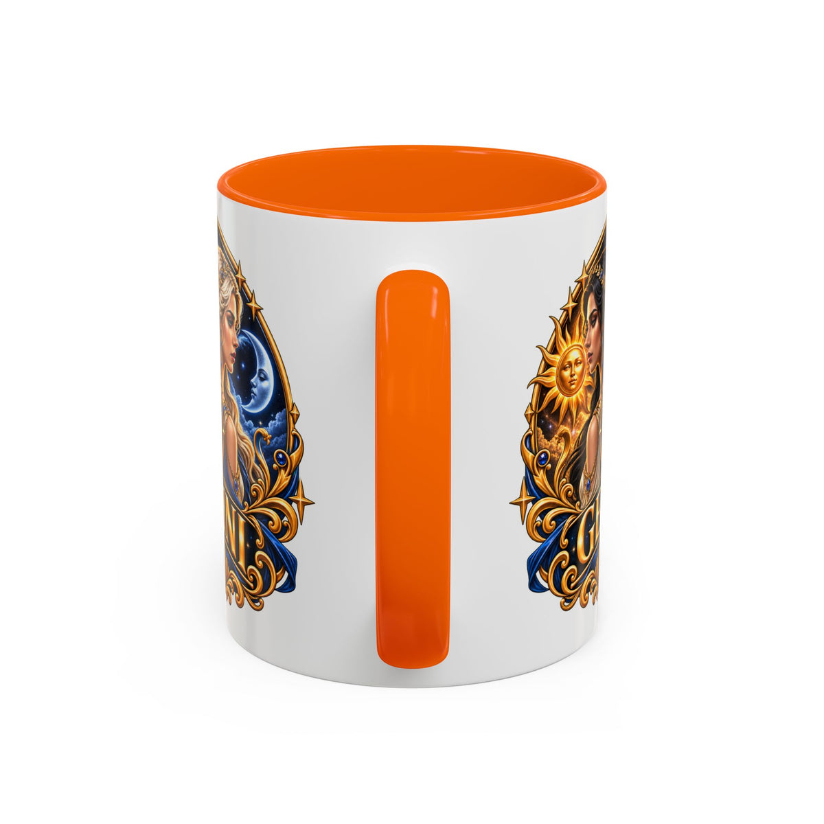 Gemini Zodiac Coffee Mug — Gemini Sign Astrology Accent Mug (11/15oz)
