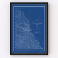 Vintage Map of Shoshone County, Idaho 1907