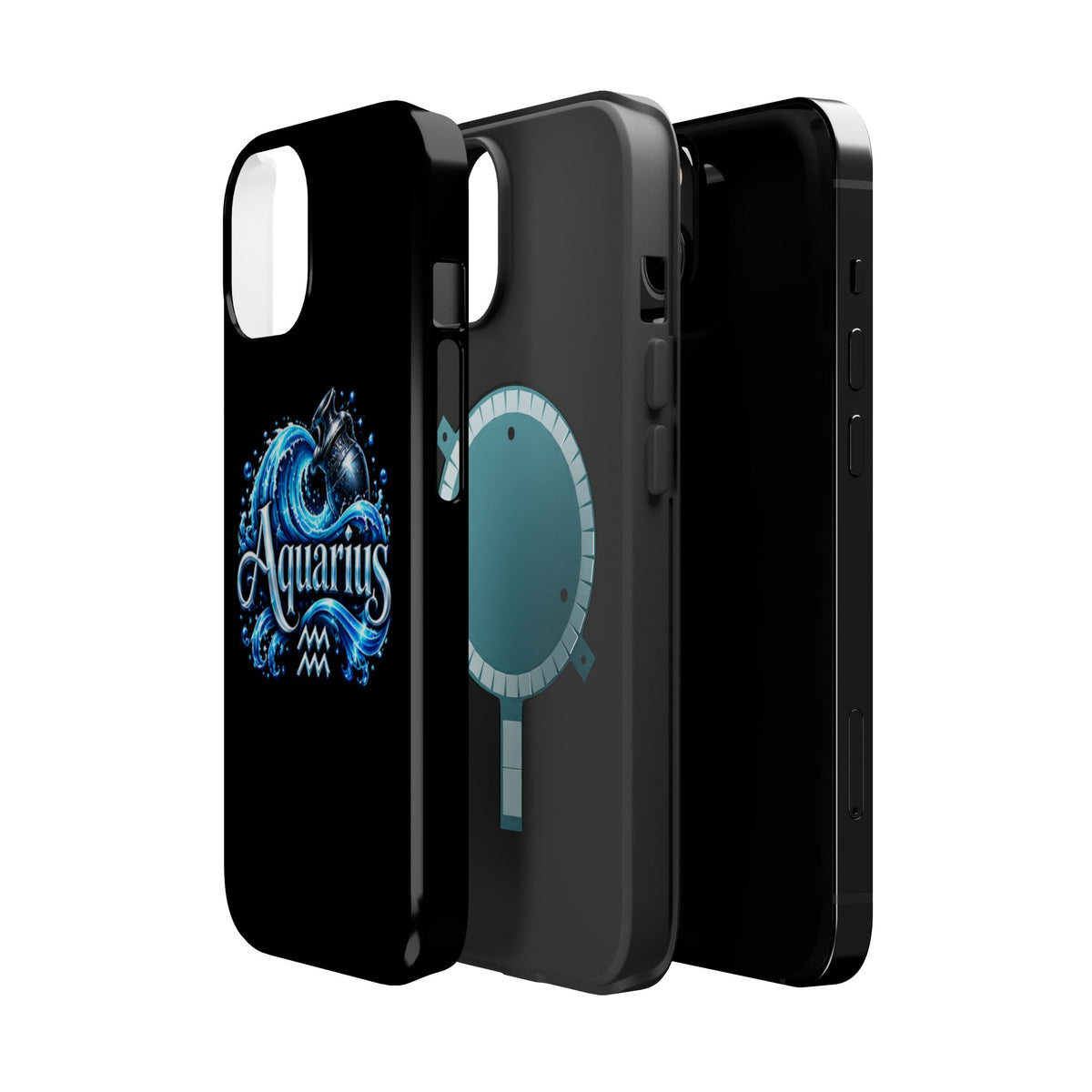 Aquarius Zodiac Magnetic Impact-Resistant Phone Case