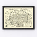 Vintage Map of Hollywood, California 1930