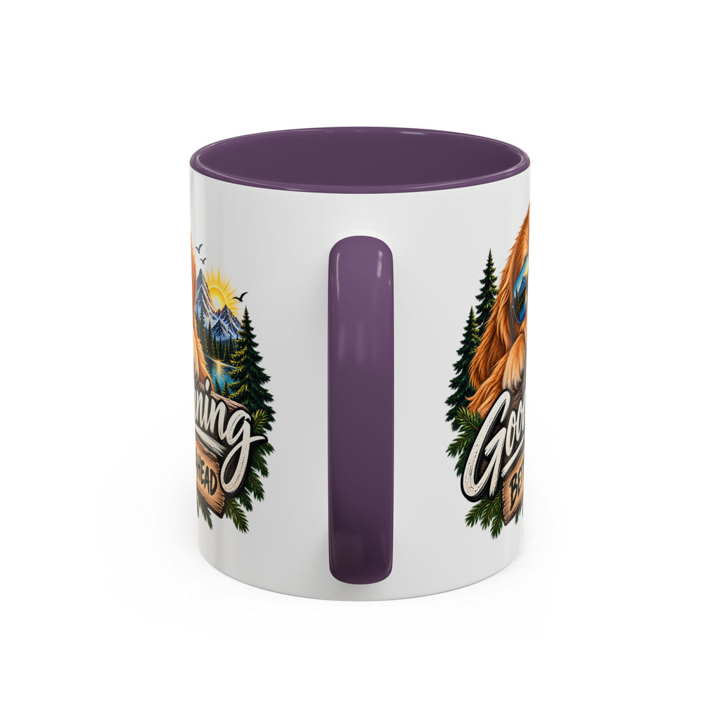 Good Morning Dog Coffee Mug — 'Good Morning, Better Days Ahead' Accent Mug