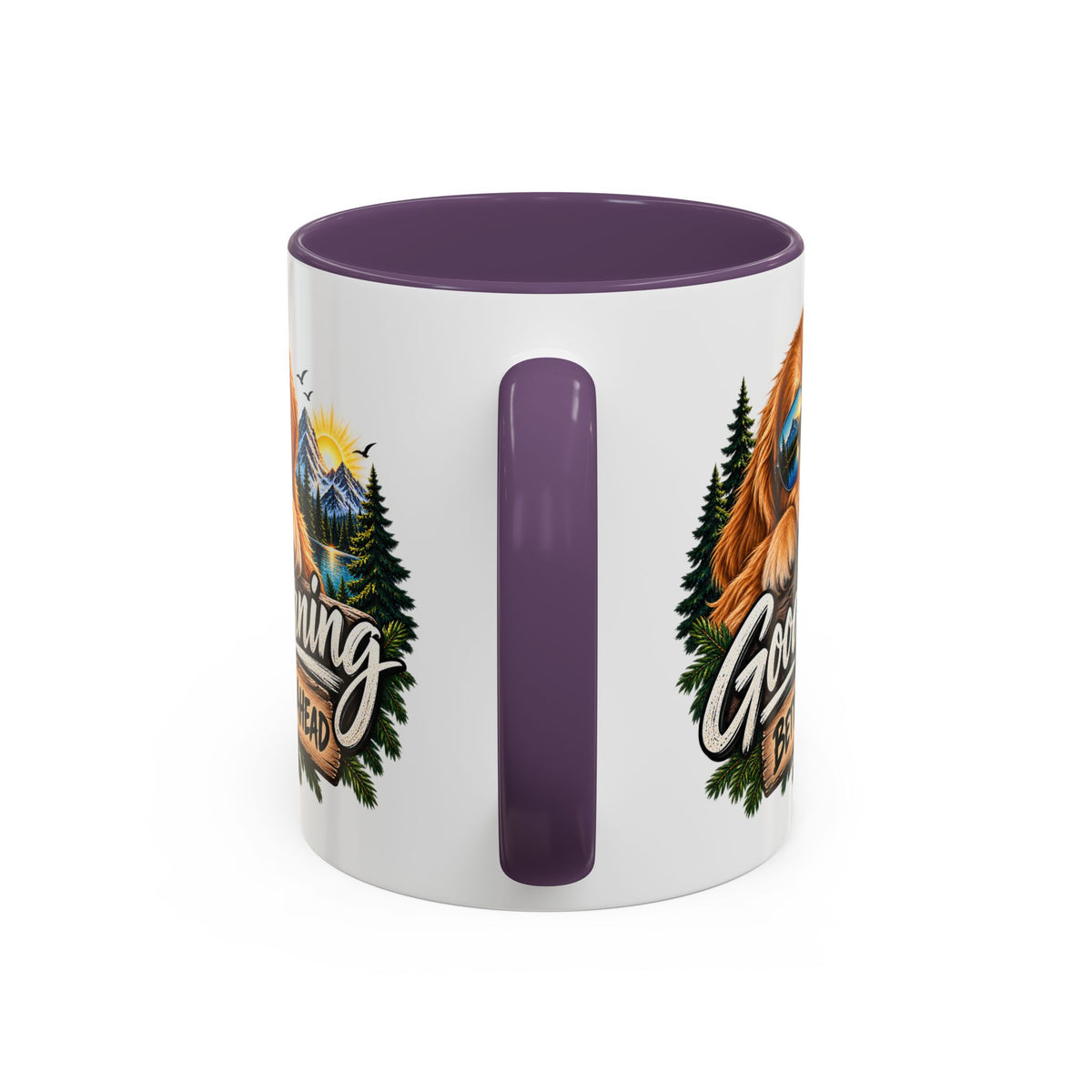 Good Morning Dog Coffee Mug — 'Good Morning, Better Days Ahead' Accent Mug