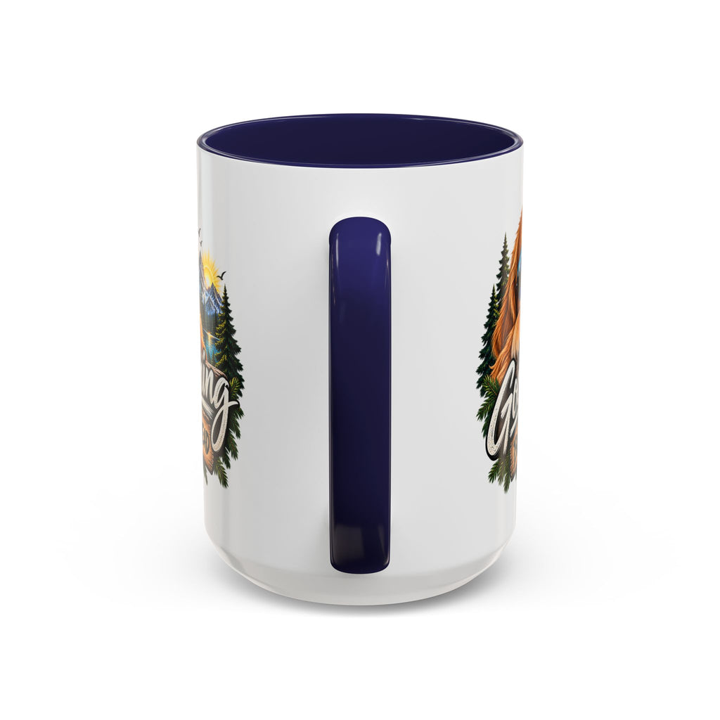 Good Morning Dog Coffee Mug — 'Good Morning, Better Days Ahead' Accent Mug
