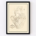 Vintage Map of Carlsbad, California 1923