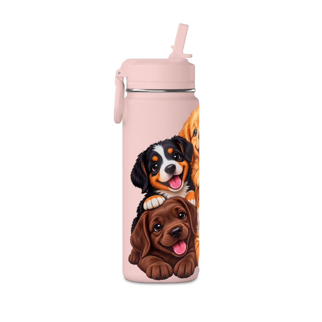Dog Lover Water Bottle – 20oz Puppy Pack Design