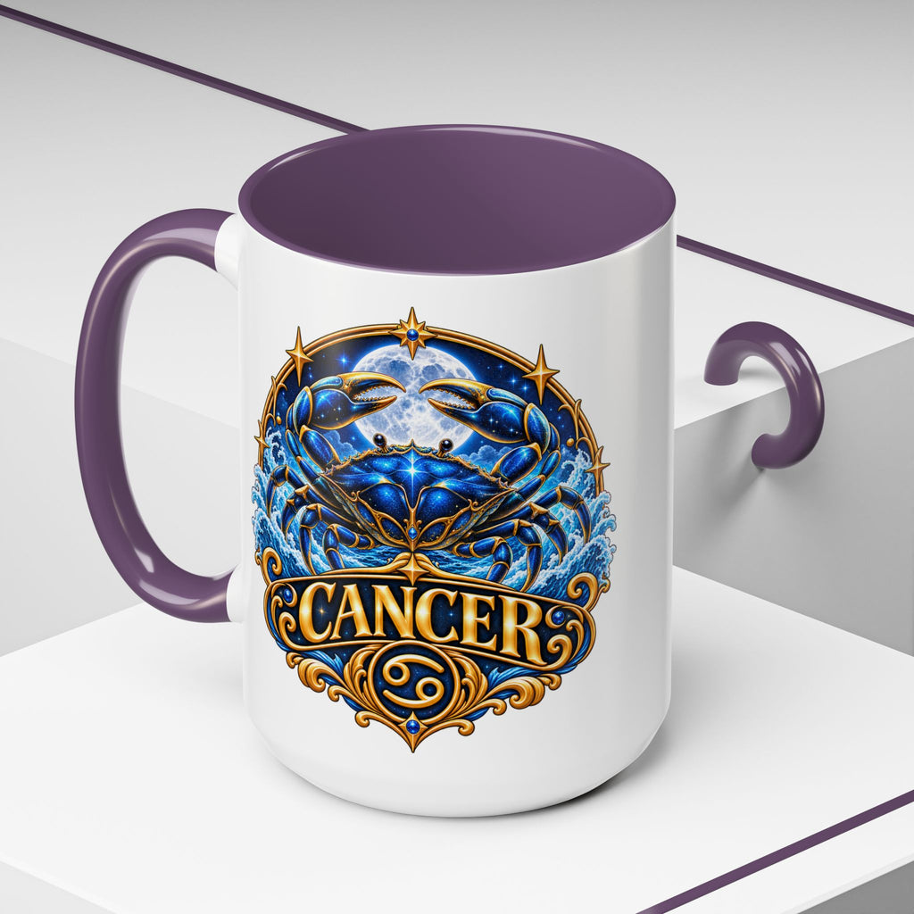 Cancer Zodiac Coffee Mug — Astrology Crab Horoscope Gift (11/15 oz)