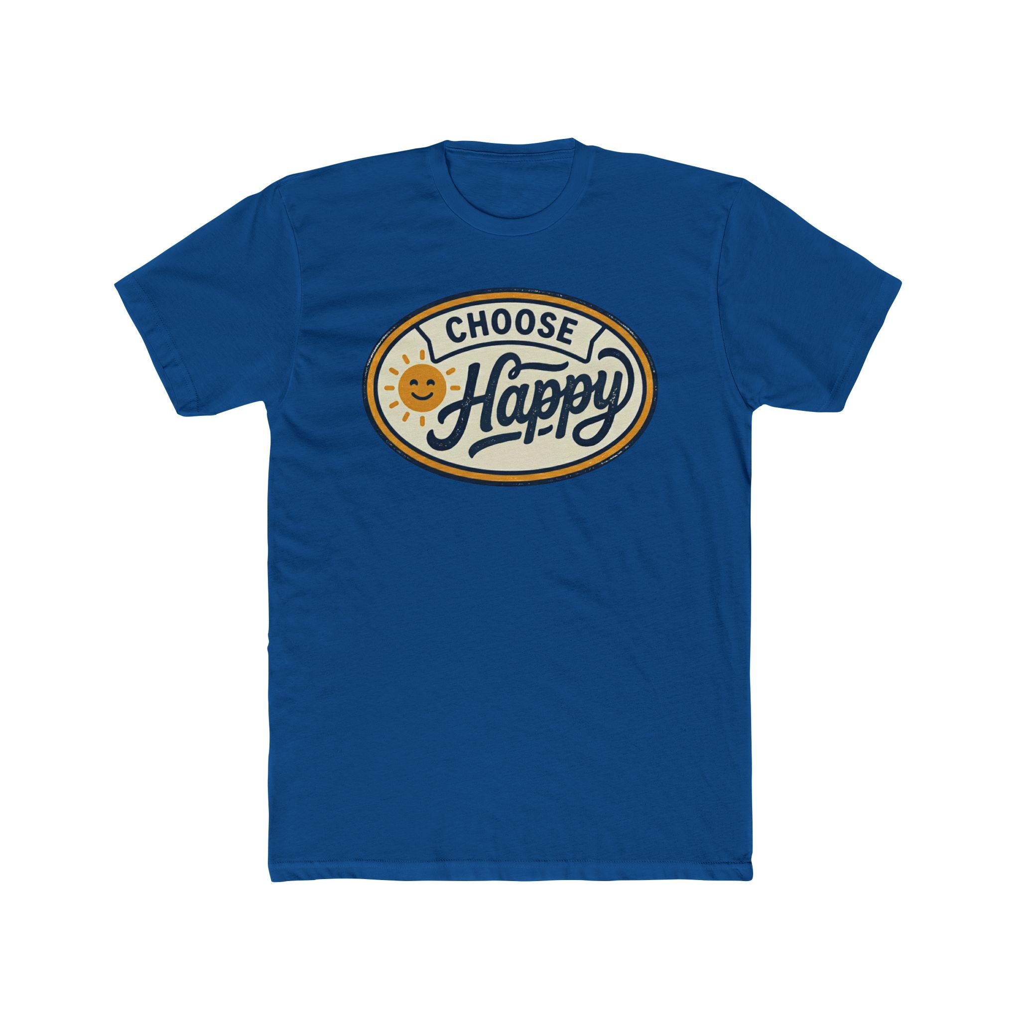 Choose Happy T-Shirt – Retro Smiley Graphic Tee