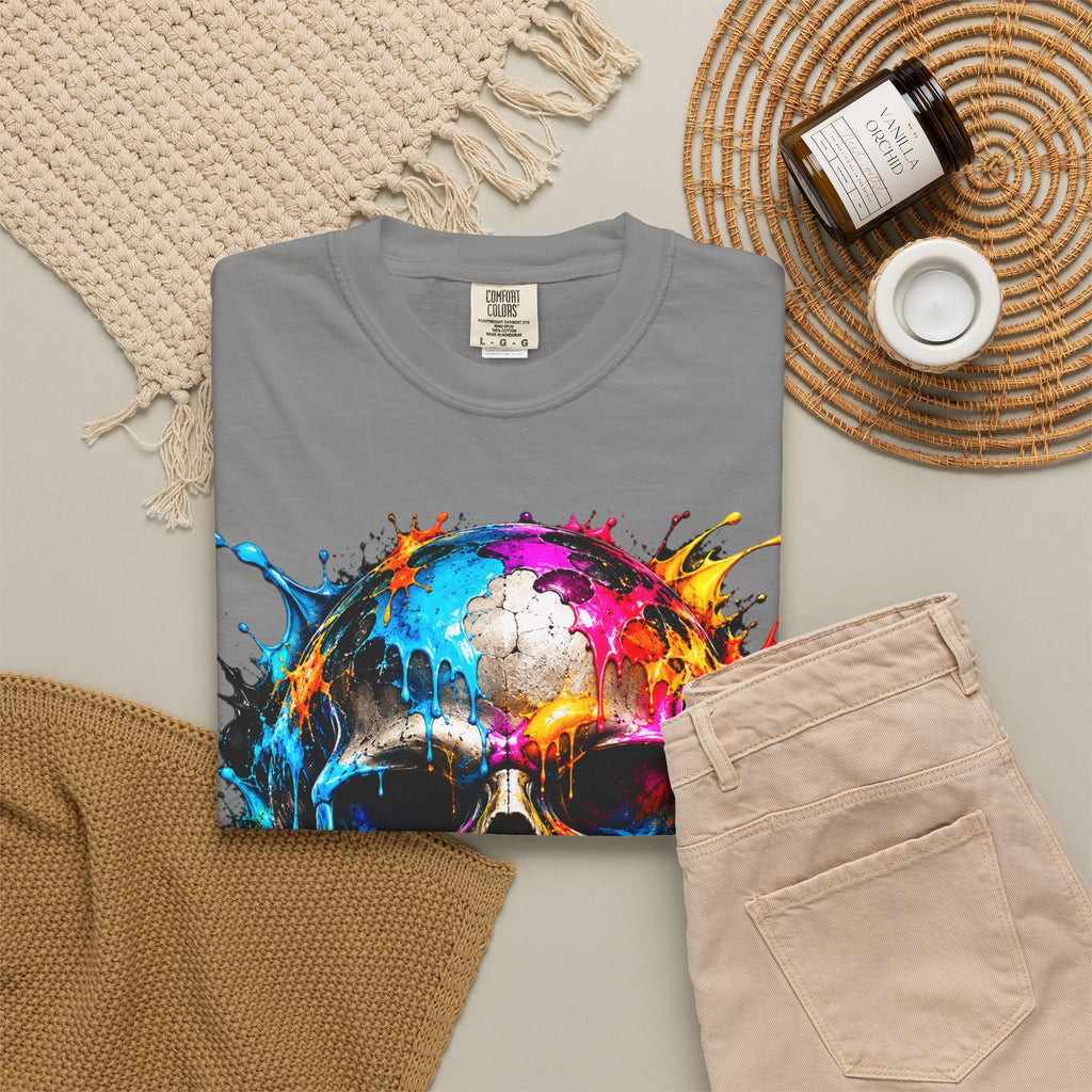 Color Splash Skull T-Shirt