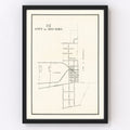 Vintage Map of Arcadia, California 1910