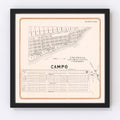 Vintage Map of Encinitas, California 1912