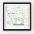 Vintage Map of Carlsbad, California 1912
