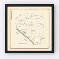 Vintage Map of Camp Pendleton, 1912