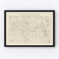 Vintage Map of Day County, South Dakota 1898