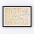 Vintage Map of Jackson County, Minnesota 1923