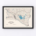Vintage Map of Nicollet County, Minnesota 1913