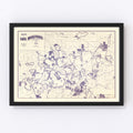 Vintage Map of Lake Minnetonka, Minnesota 1896