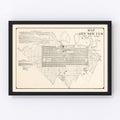 Vintage Map of New Ulm, Minnesota 1929