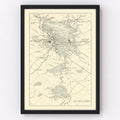 Vintage Map of Madison, Wisconsin 1929
