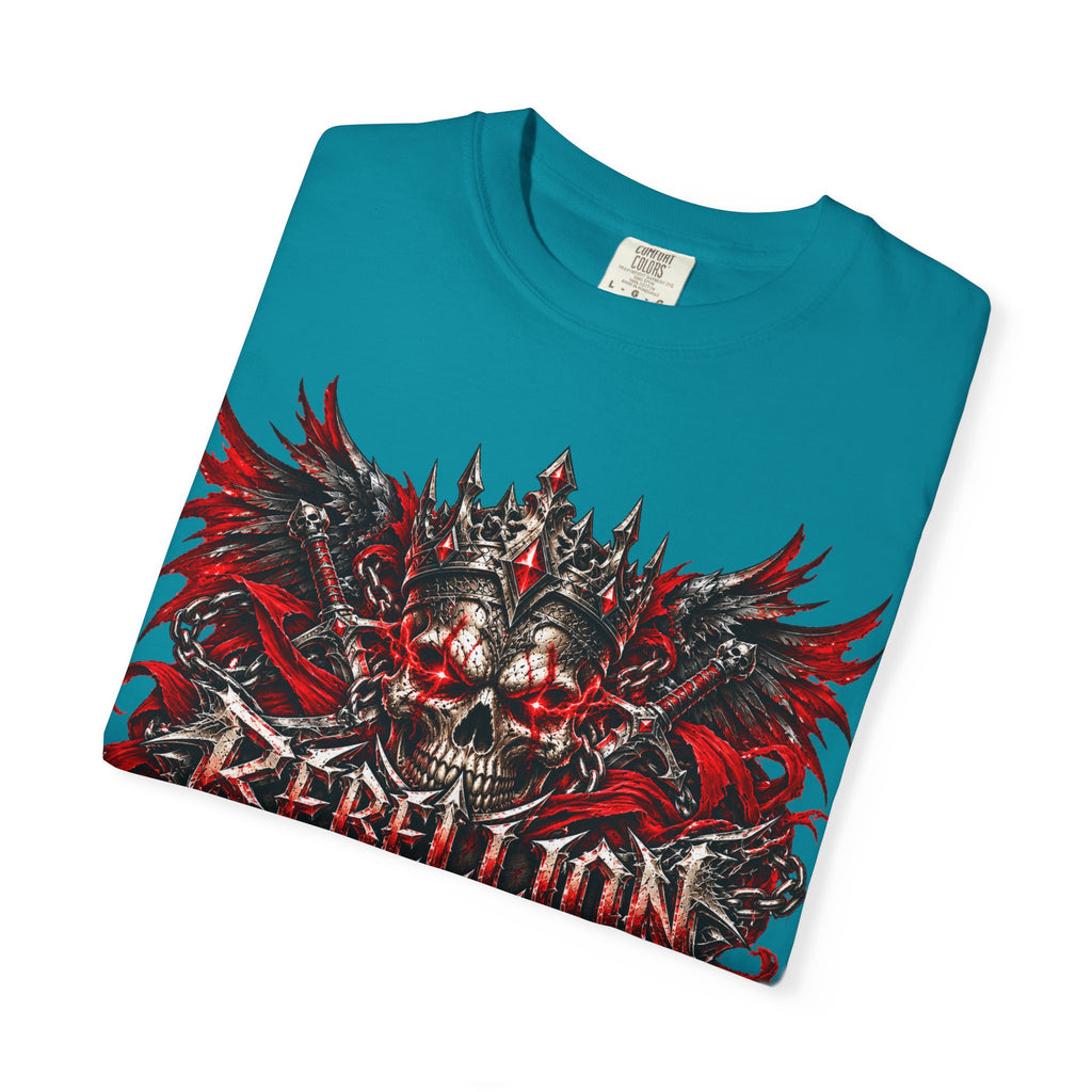 Rebellion Skull Graphic T-Shirt