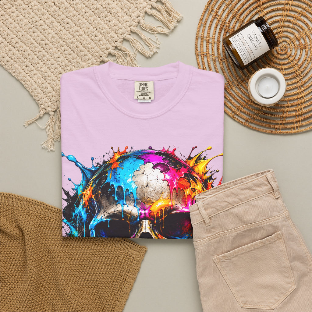 Color Splash Skull T-Shirt