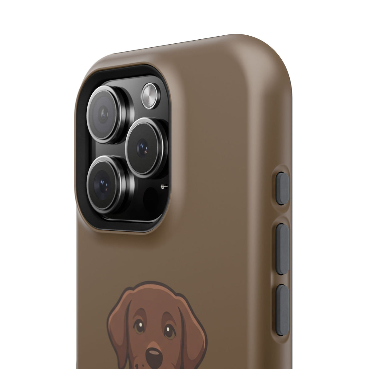 Chocolate Labrador Phone Case — Cute Dog Impact‑Resistant iPhone Cover